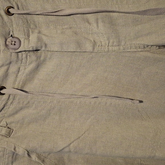 Just living Light Gray Linen Pants - Picture 2 of 9
